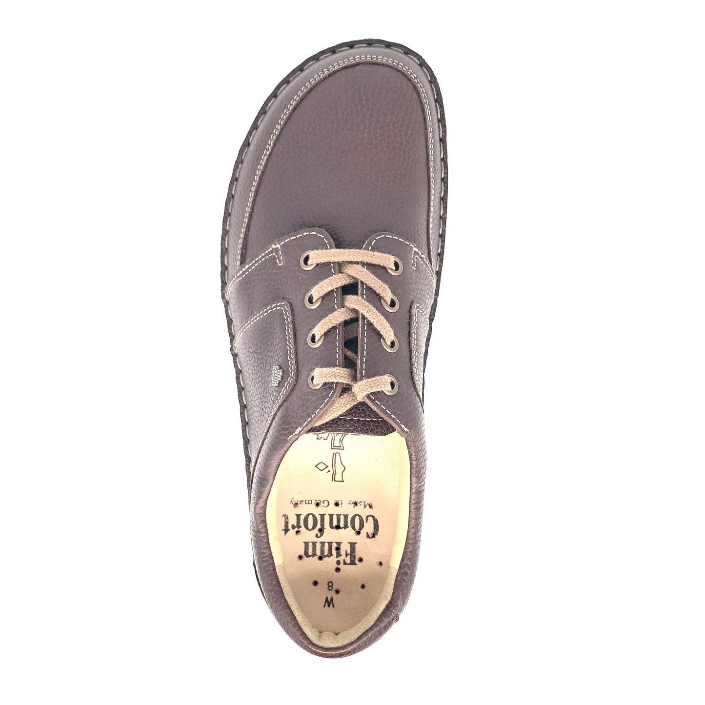 Herren Schnürer Halbschuh Braun Finn Comfort 16976