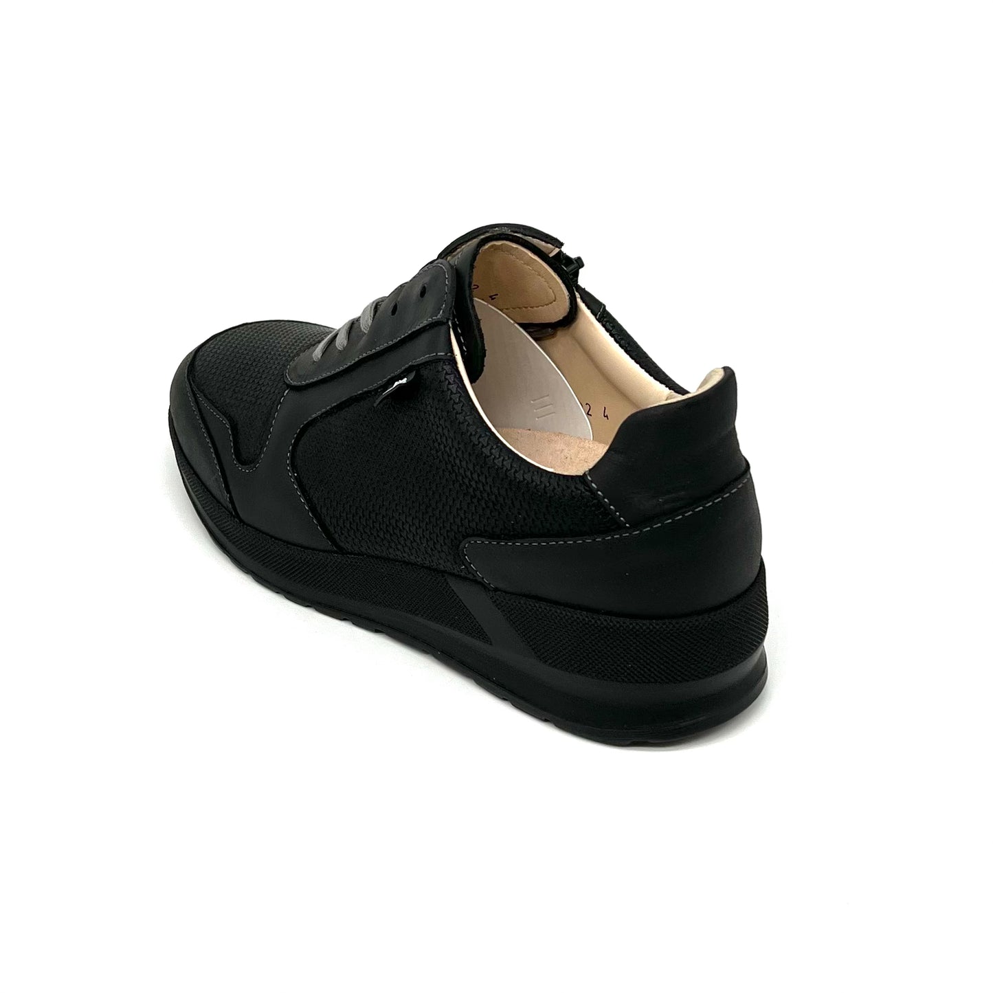 Damen Schnürer Halbschuh Sneakers Schwarz von Finn Comfort 17617