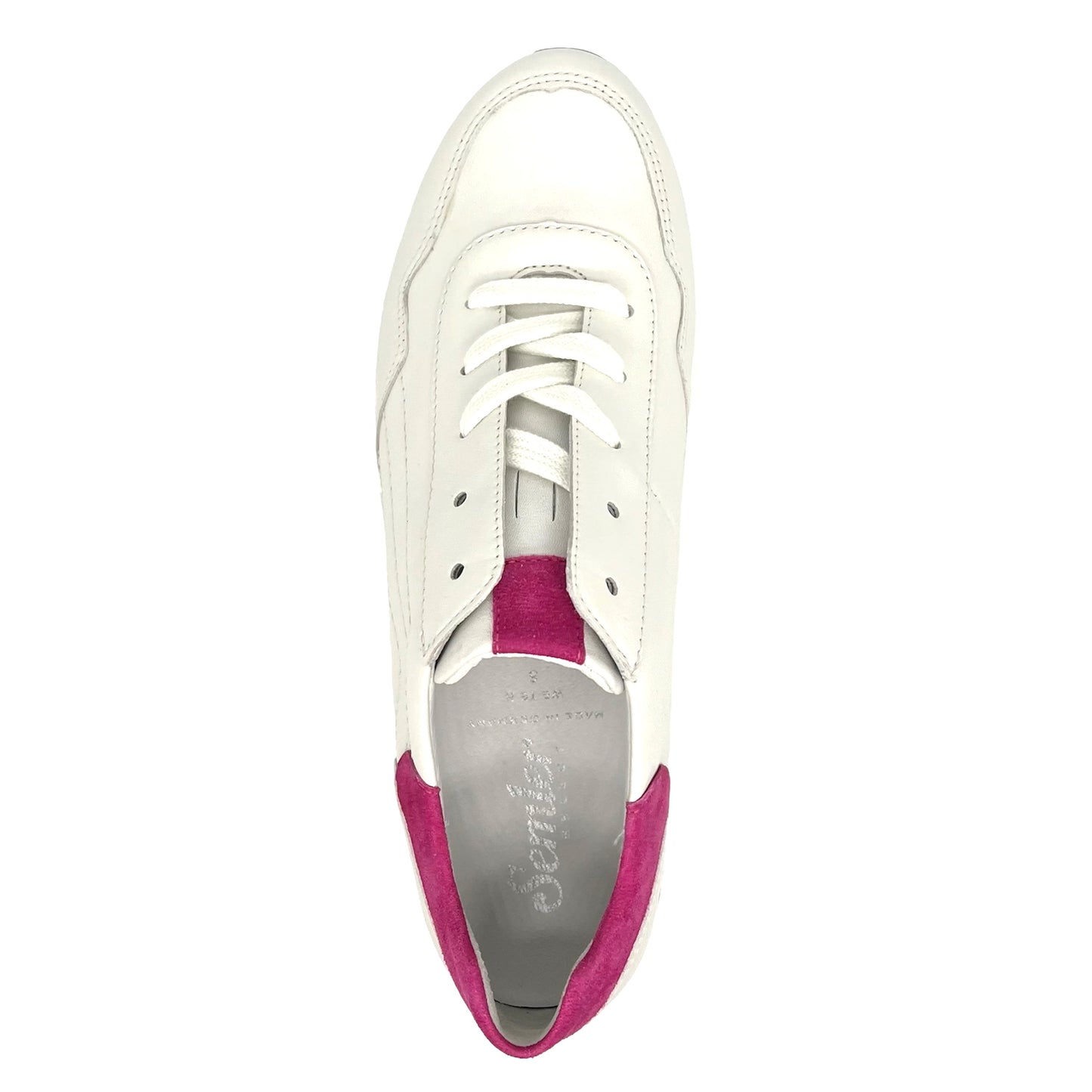 Damen Schnürer Halbschuh Sneakers Weiss von Semler 17687