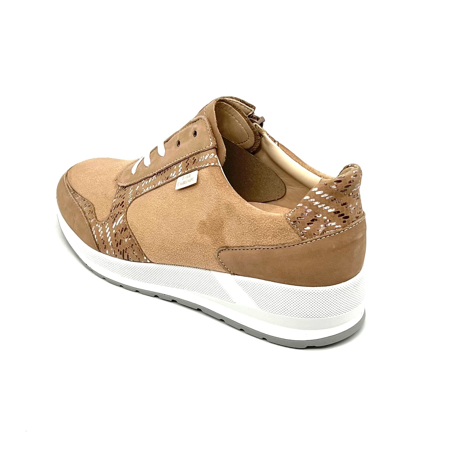 Damen Komfort Schnürer Sneakers Beige von Finn Comfort 17497