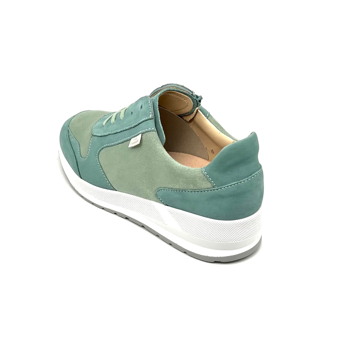 Damen Schnürer Halbschuh Sneakers Grün von Finn Comfort 17700