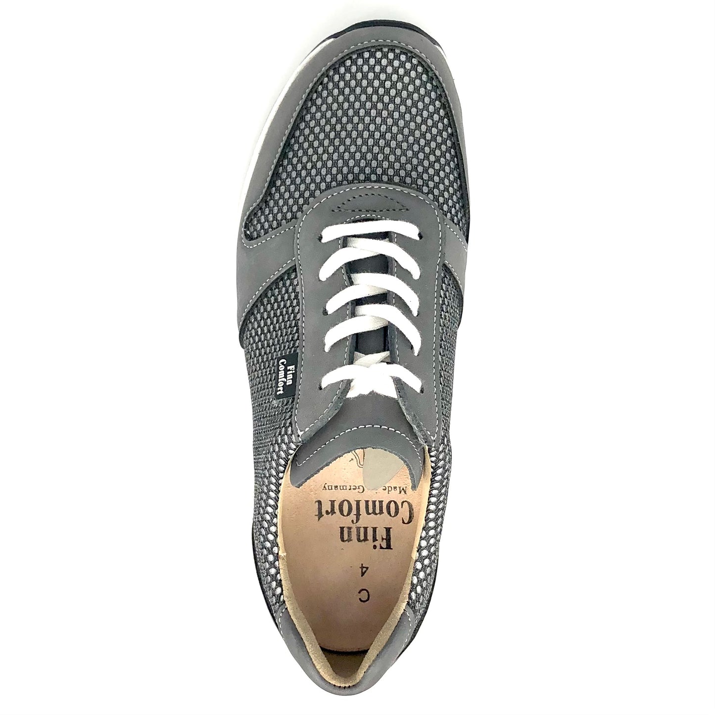 Damen Sneaker Halbschuh grau Finn Comfort 16189