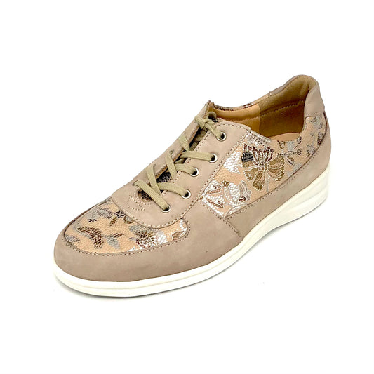 Damen Schnürer Halbschuh Beige Finn Comfort 17399