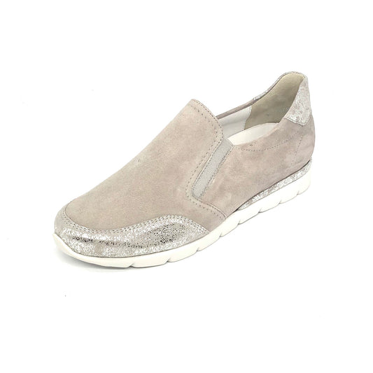 Damen Komfort Slipper Beige von Semler 16424