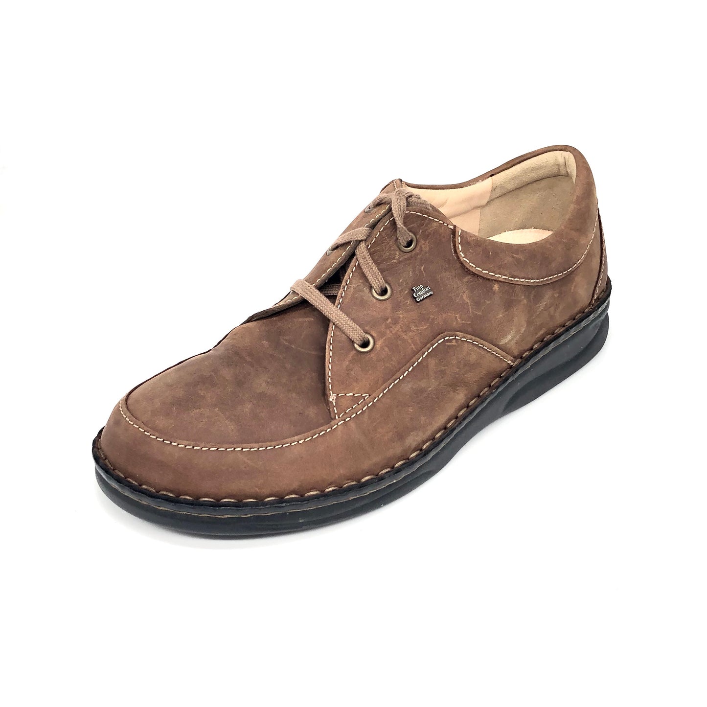 Herren Schnürer Halbschuh Braun Finn Comfort 15970