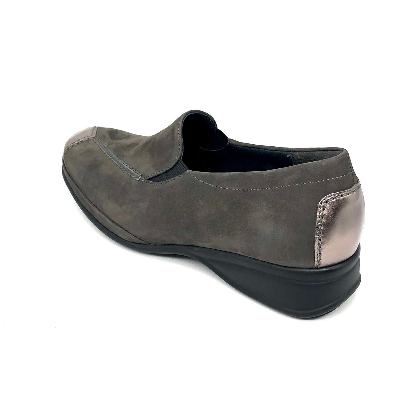 Damen Komfort Slipper Braun von Semler 11233