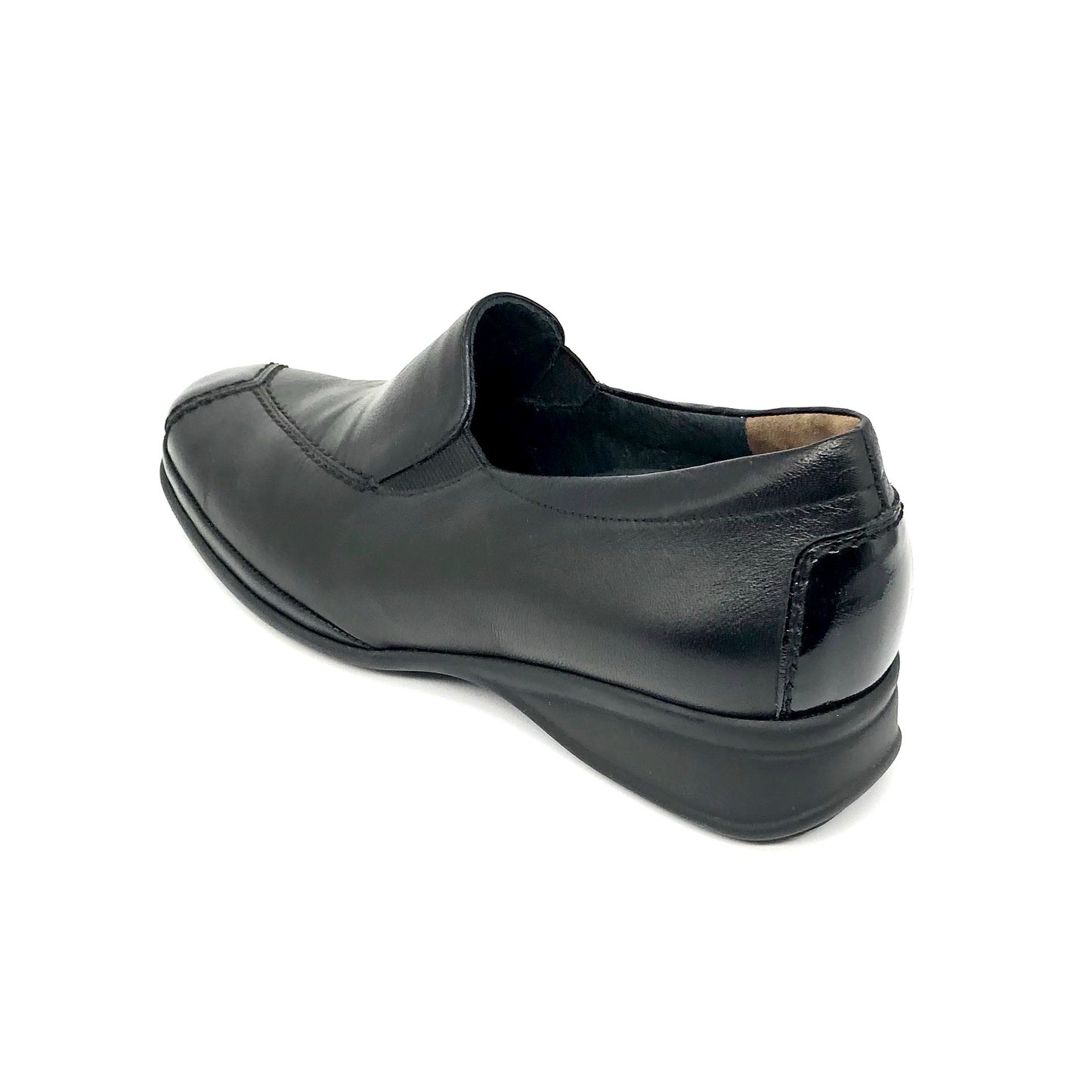 Damen Komfort Slipper Schwarz von Semler 10568