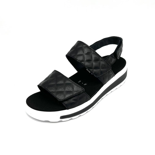 Damen Komfort Sandalette Schwarz von Semler 17527