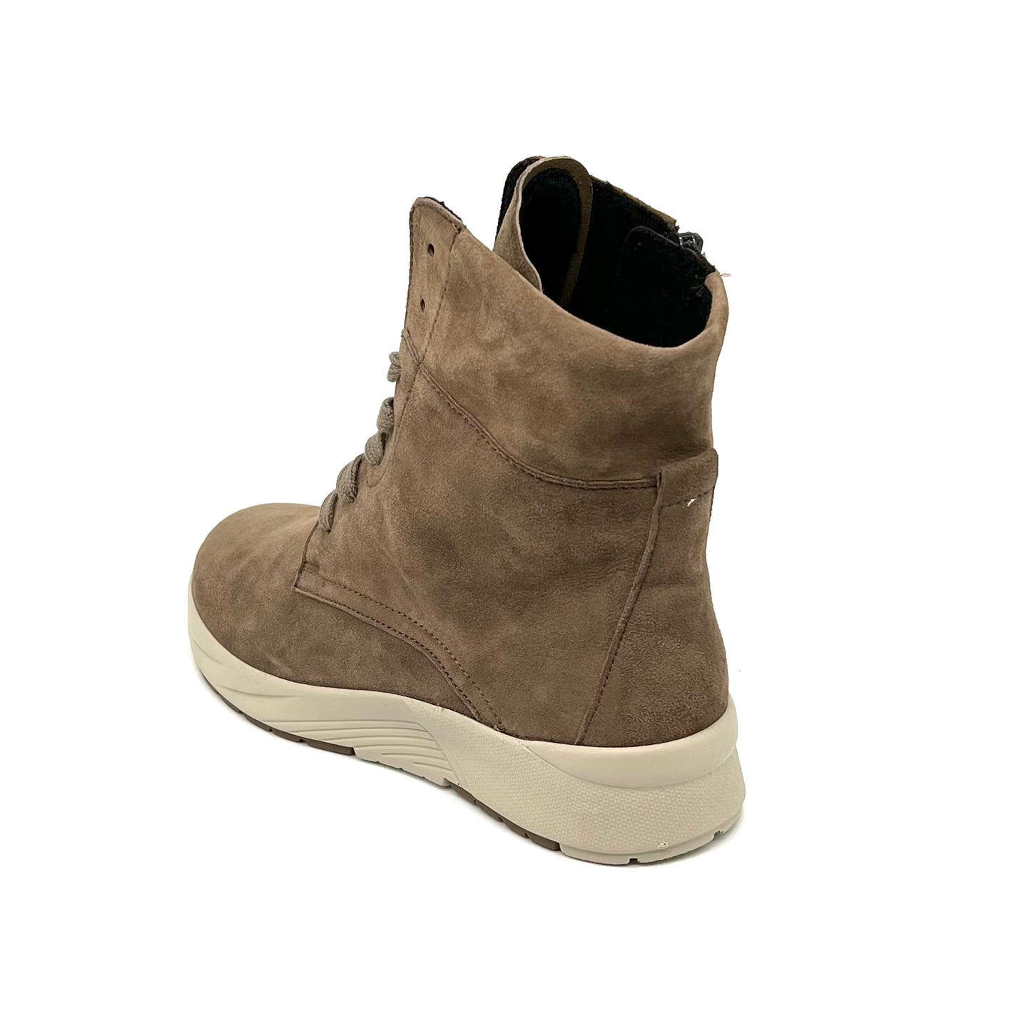 Damen Komfort Stiefel Schnürer Taupe von Semler 17606