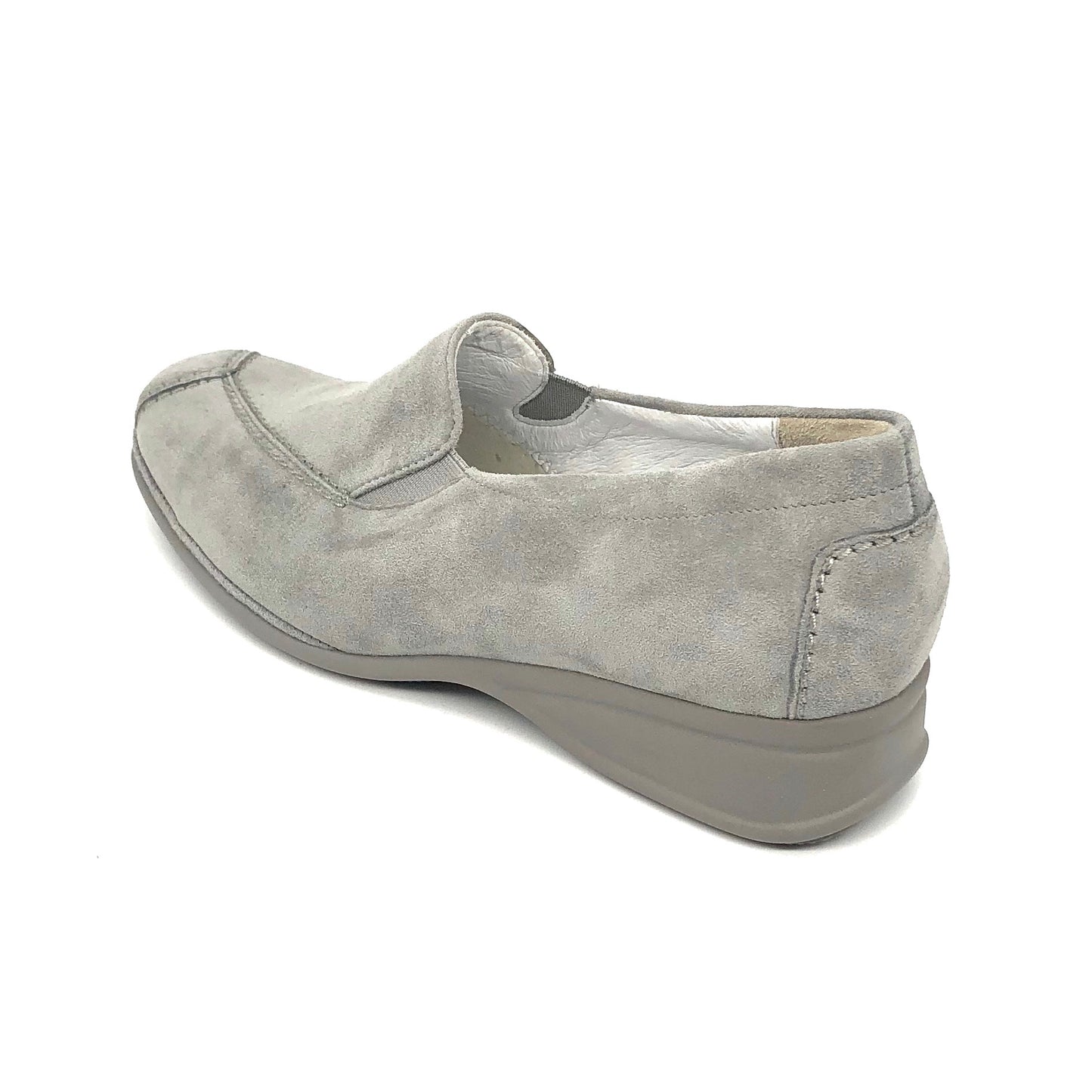Damen Komfort Slipper Grau von Semler 16336