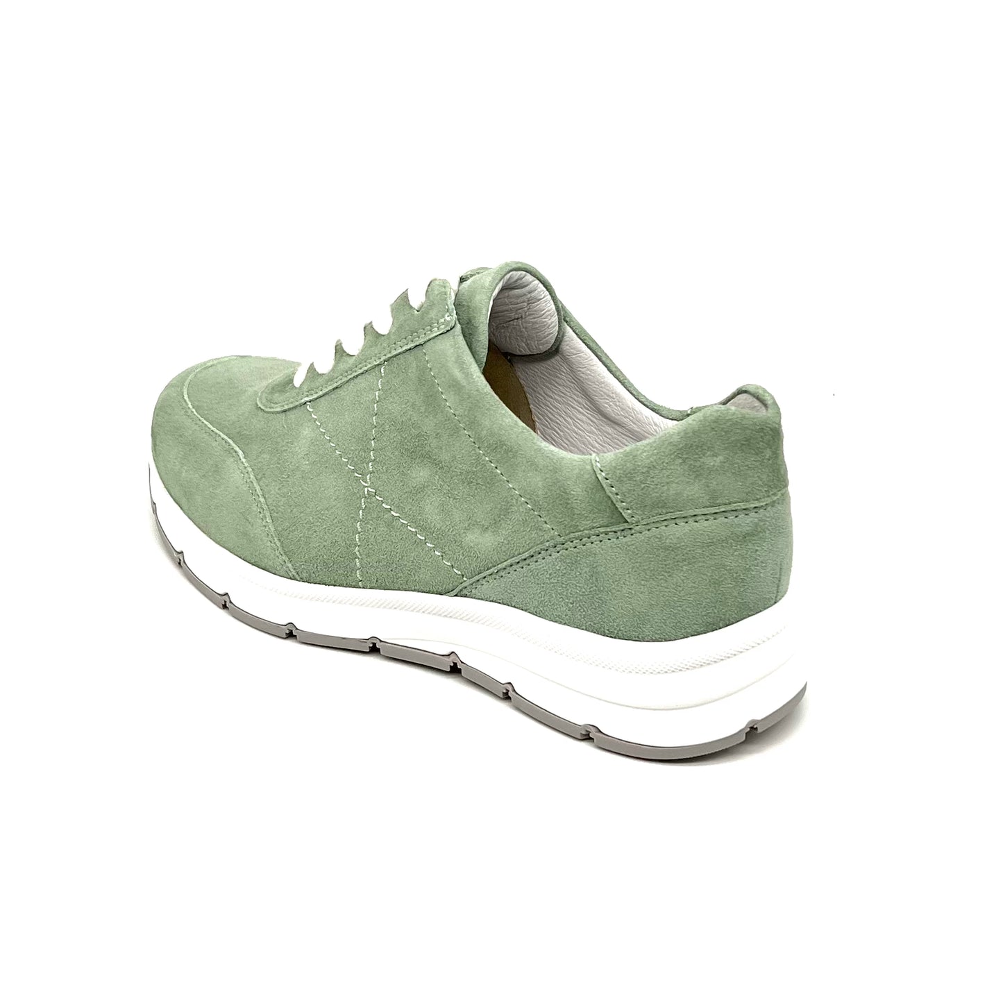 Damen Schnürer Halbschuh Sneakers Grün von Semler 17688