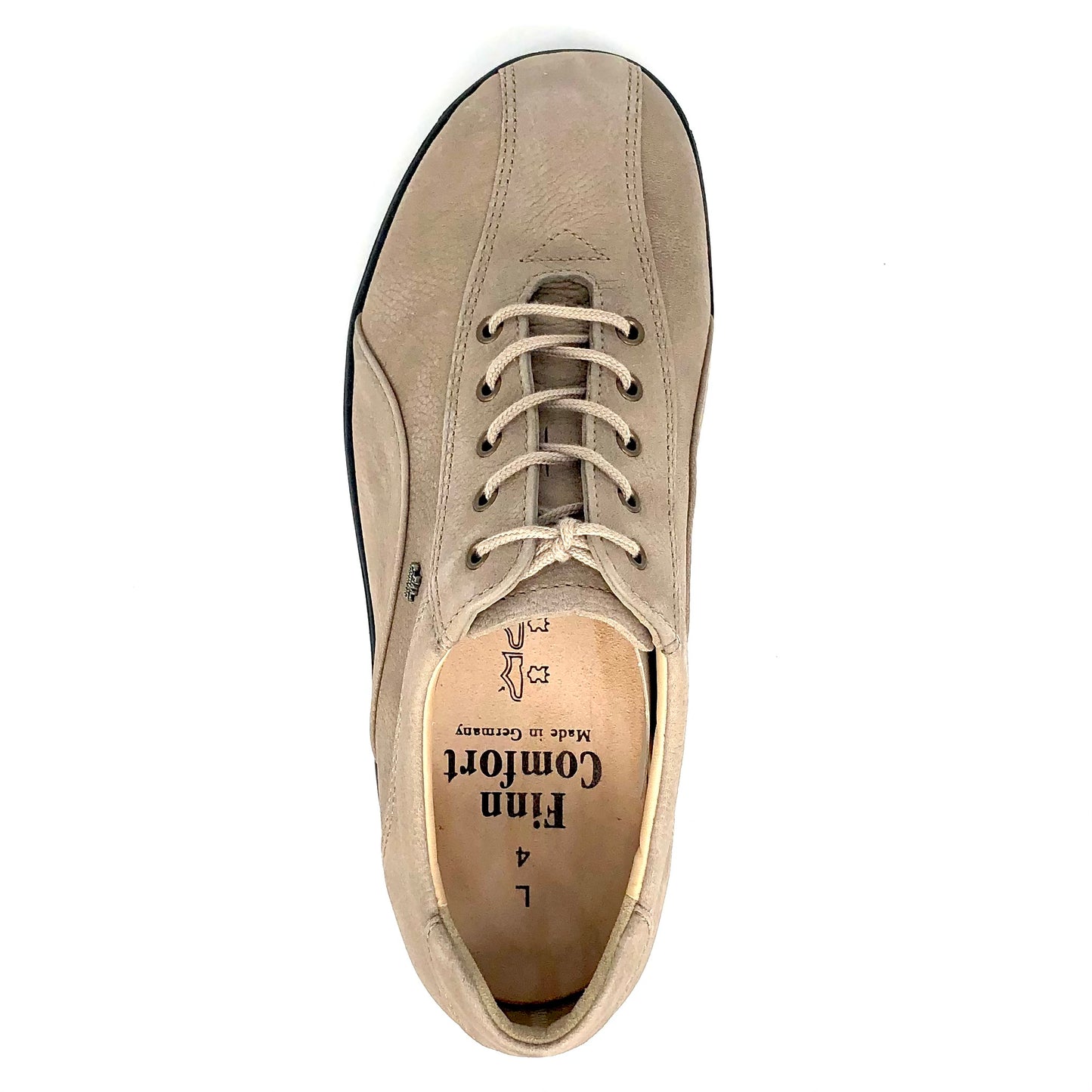 Damen Schnürer Halbschuh Taupe Finn Comfort 10773