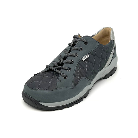 Damen Schnürer Halbschuh Sneakers Grau von Finn Comfort 17616