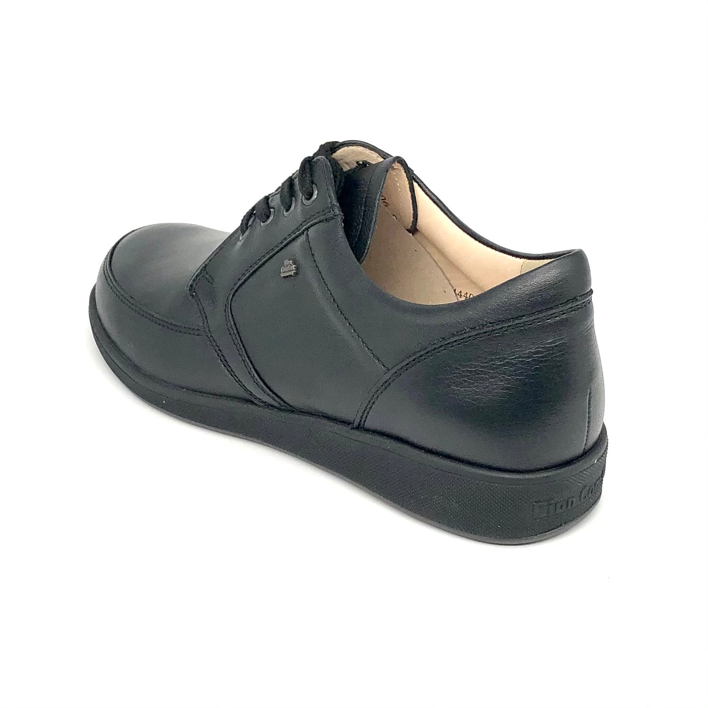 Herren Schnürer Halbschuh Schwarz Finn Comfort 11482