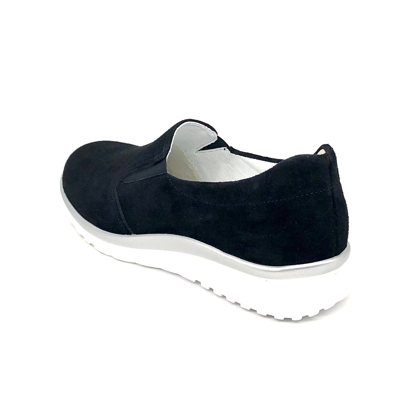 Damen Komfort Slipper Blau von Semler 17416