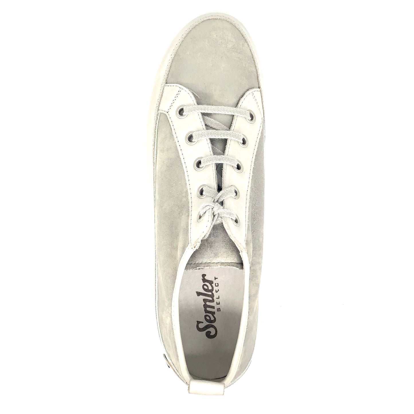 Damen Komfort Schnürer Beige Semler 16078