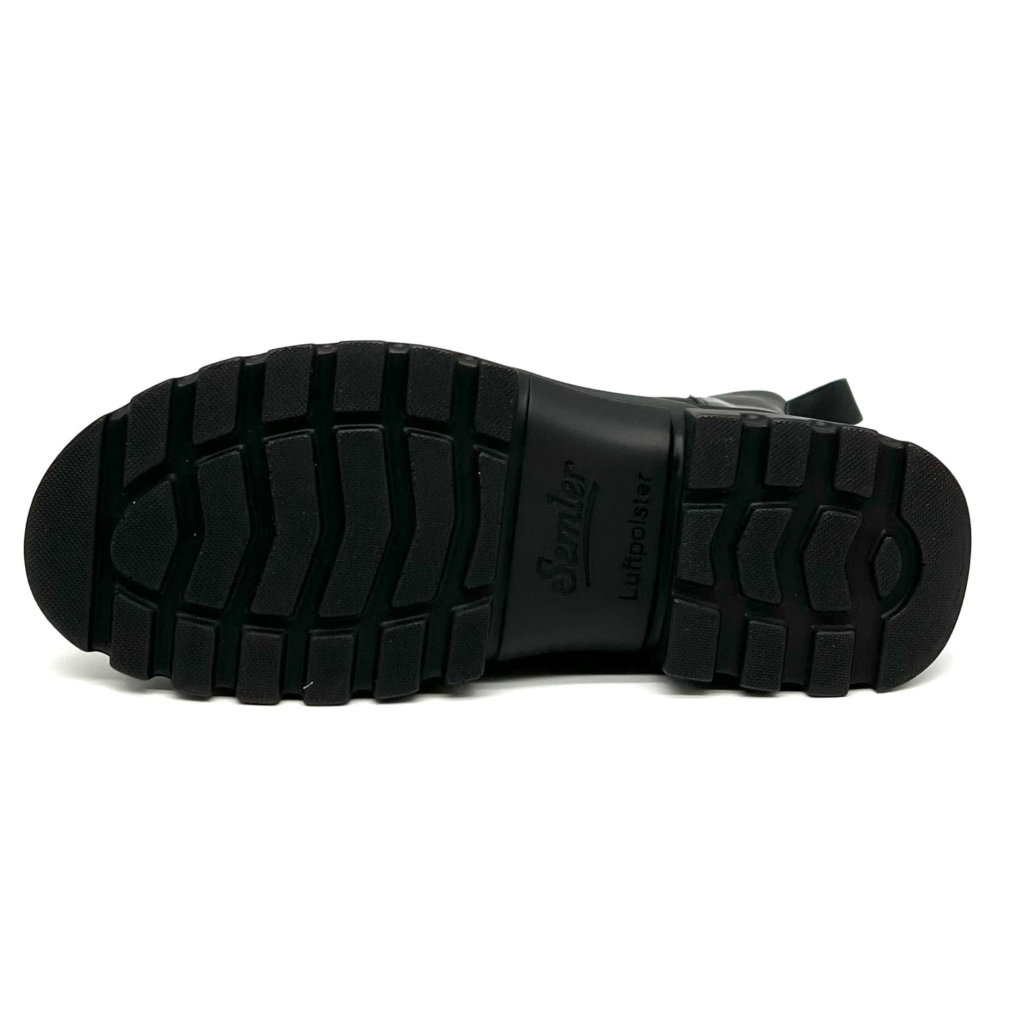 Damen Komfort Stiefel Reißverschluß Schwarz von Semler 17604