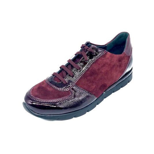 Damen Komfort Schnürer Bordeaux Semler 16798