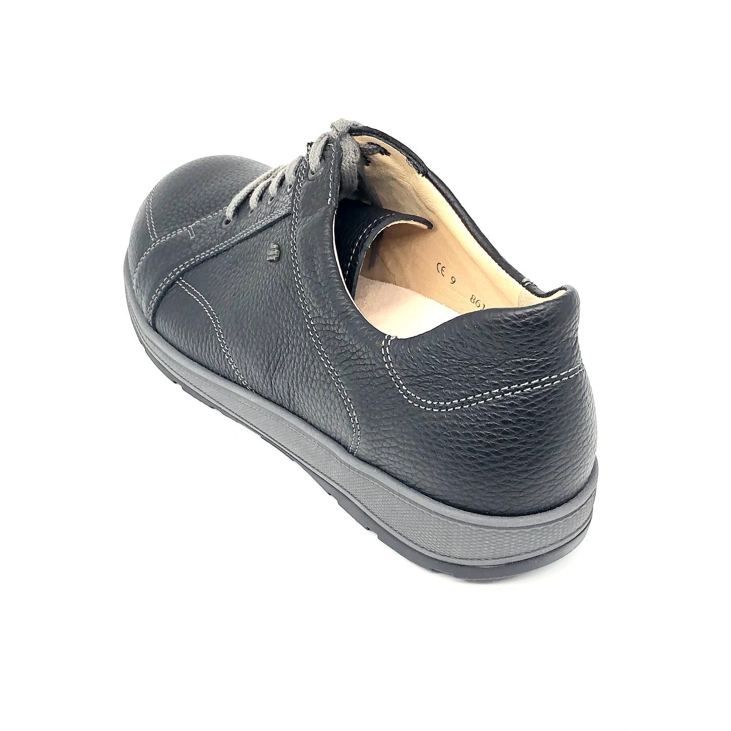 Herren Schnürer Halbschuh Schwarz Finn Comfort 16935