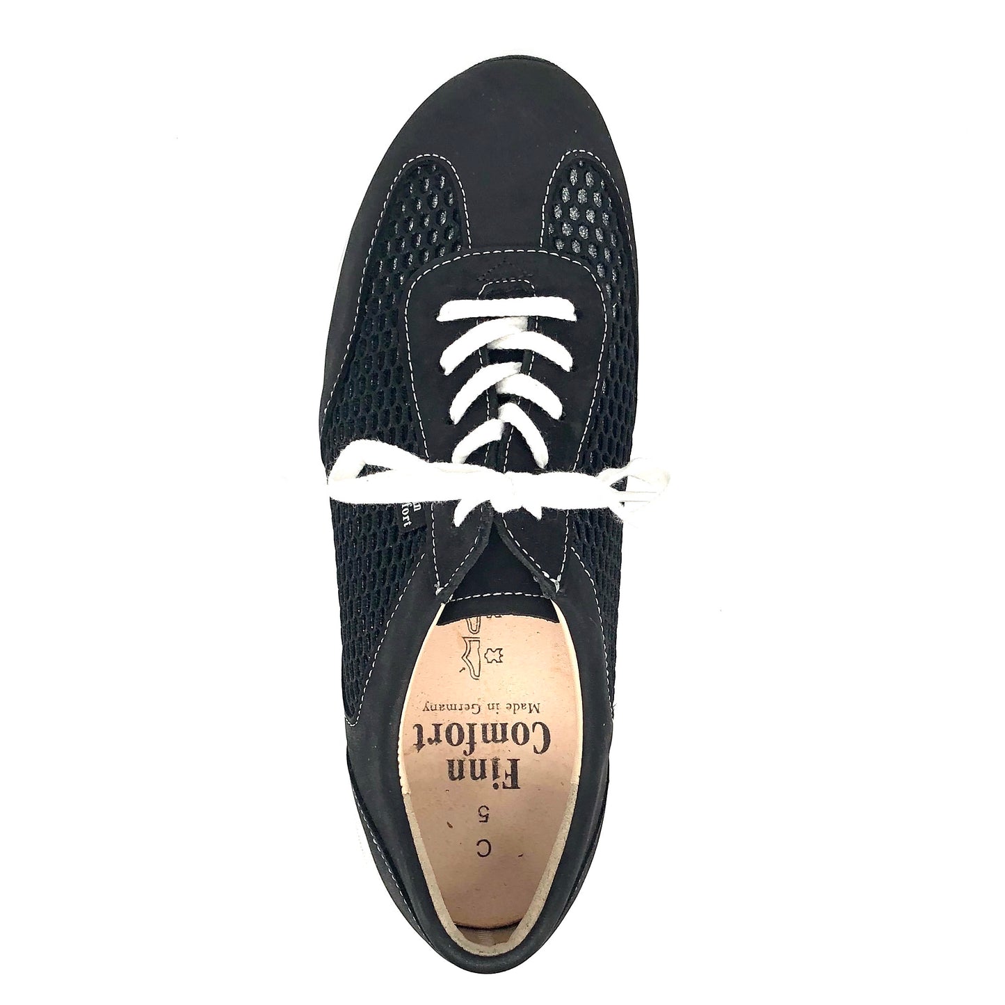 Damen Schnürer Sneaker Schwarz Finn Comfort 16662