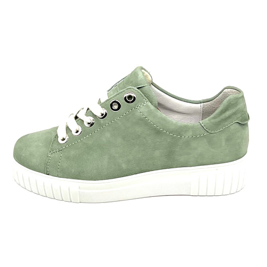 Damen Schnürer Halbschuh Sneakers Grün von Semler 17689