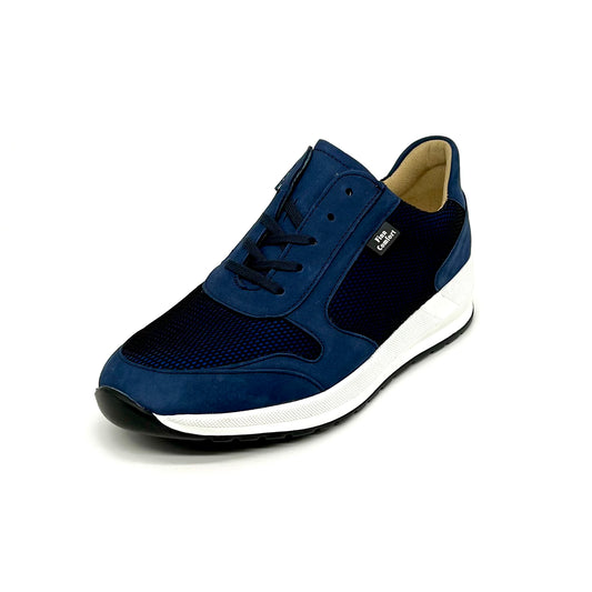 Damen Schnürer Halbschuh Sneakers Blau von Finn Comfort 17702