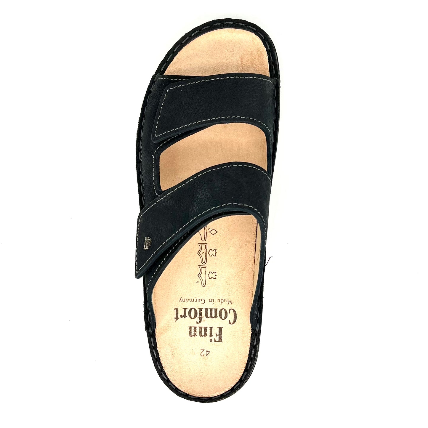 Herren Klett Pantolette Dunkel Blau Finn von Comfort 17491