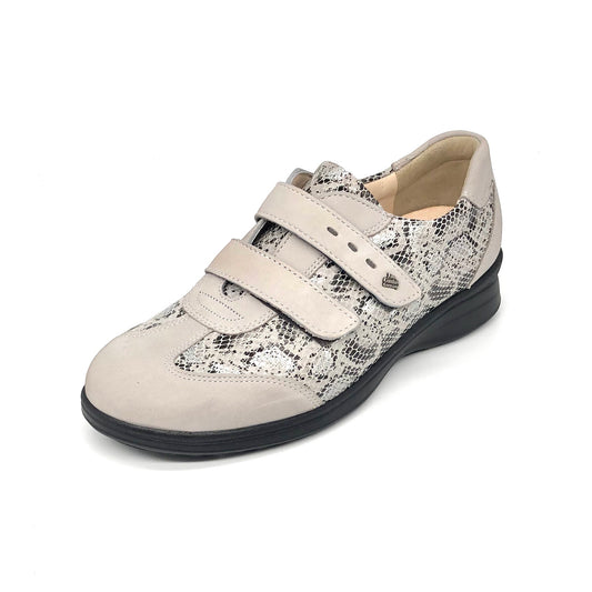 Damen Klett Halbschuh Grau Kombi Finn Comfort 17220