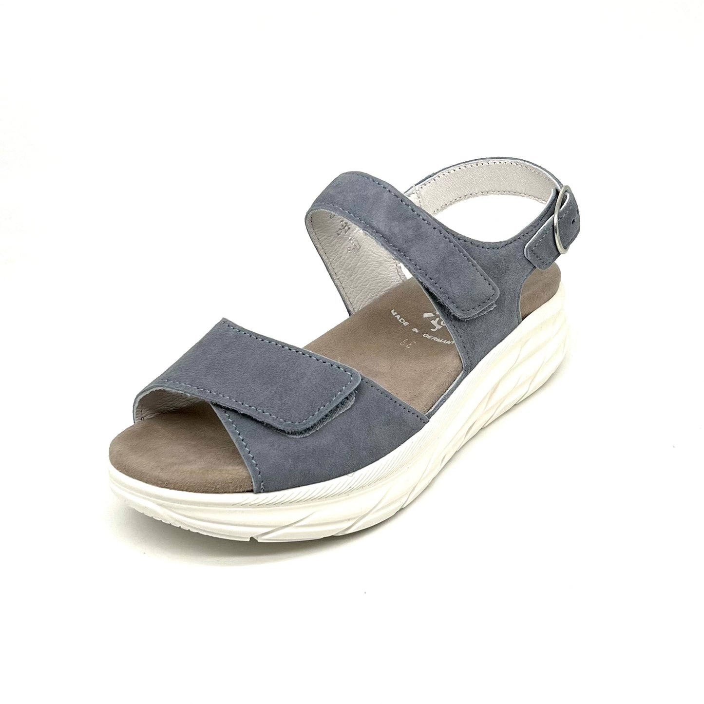Damen Komfort Sandalette Blau von Semler 17683