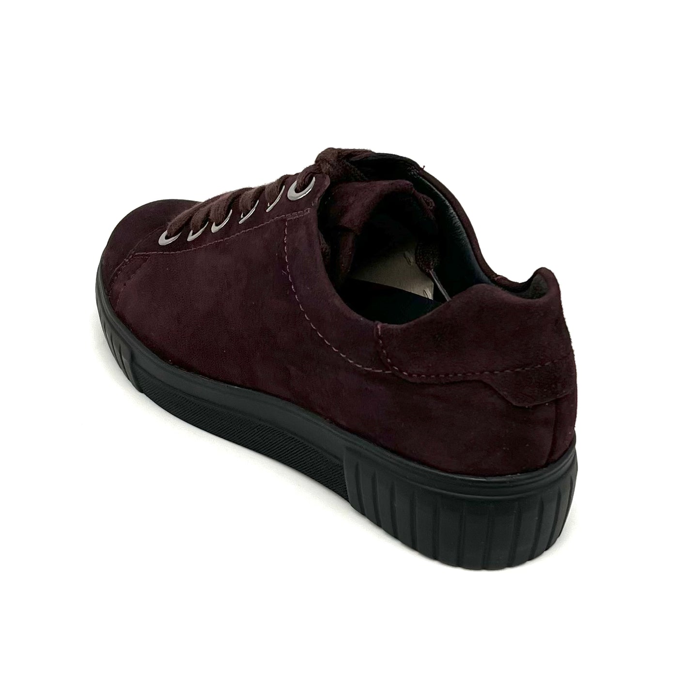 Damen Schnürer Halbschuh Sneakers Bordeaux von Semler 17611