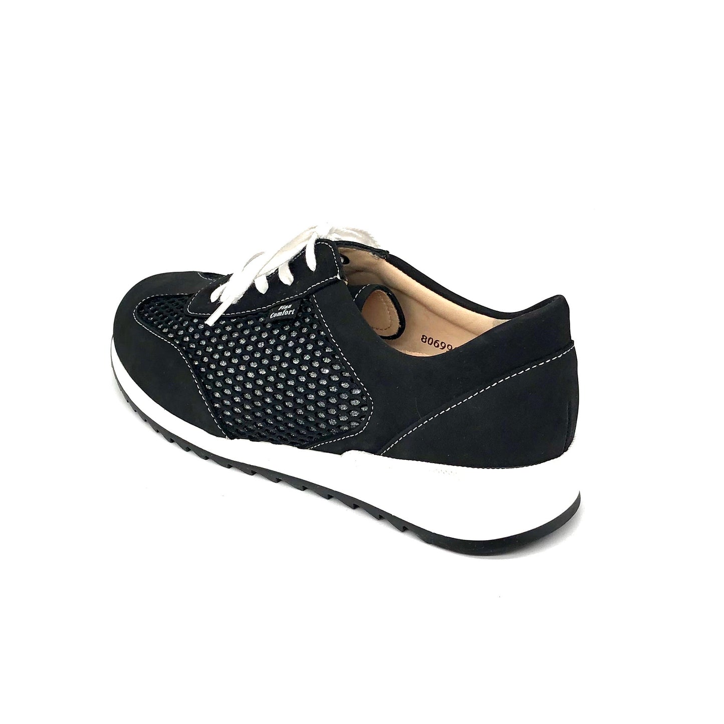 Damen Schnürer Sneaker Schwarz Finn Comfort 16662