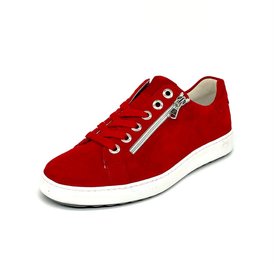 Damen Komfort Schnürer Rot Semler 17419