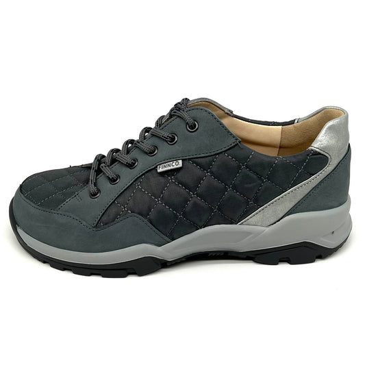 Damen Schnürer Halbschuh Sneakers Grau von Finn Comfort 17616