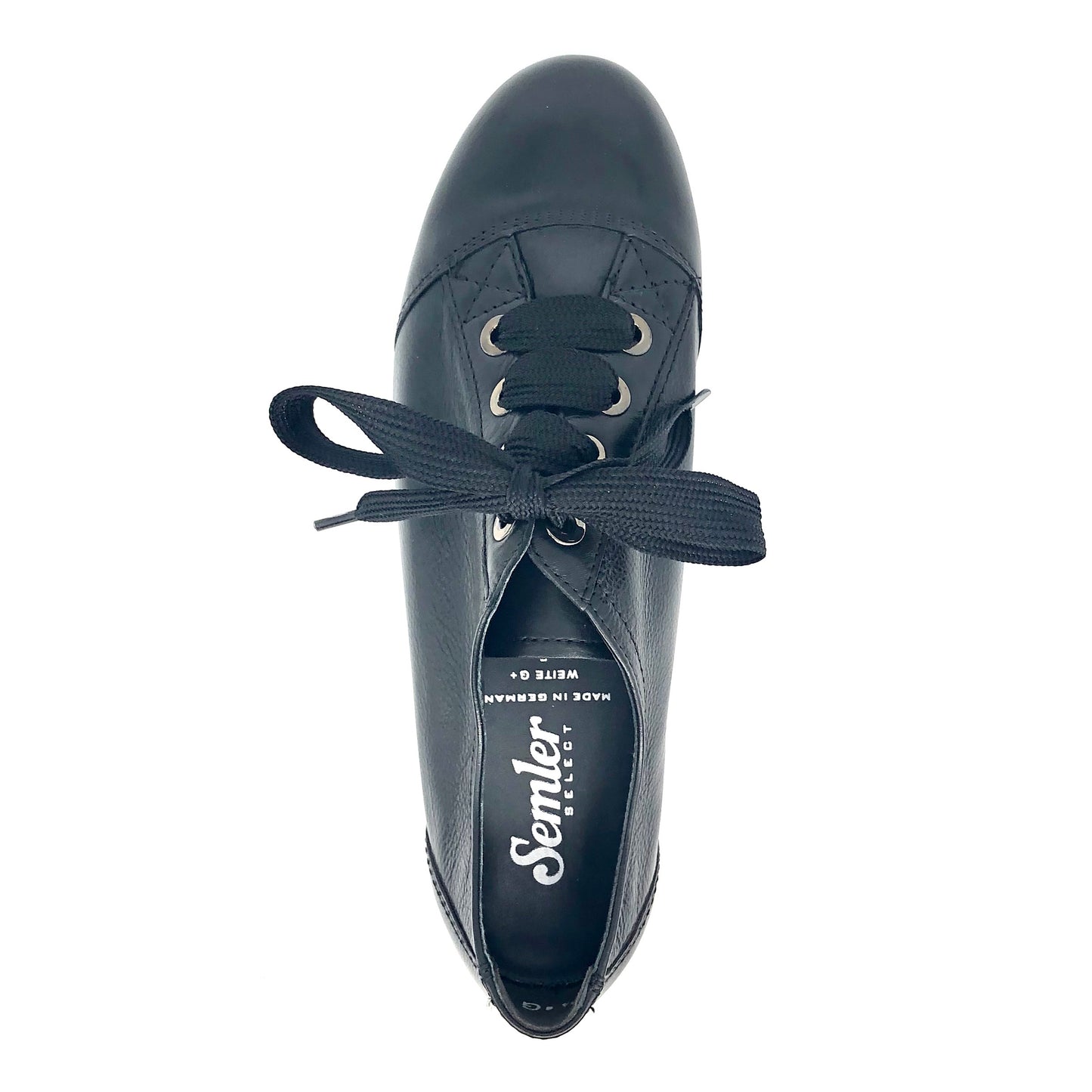 Damen Komfortschnürer Schwarz von Semler 15815