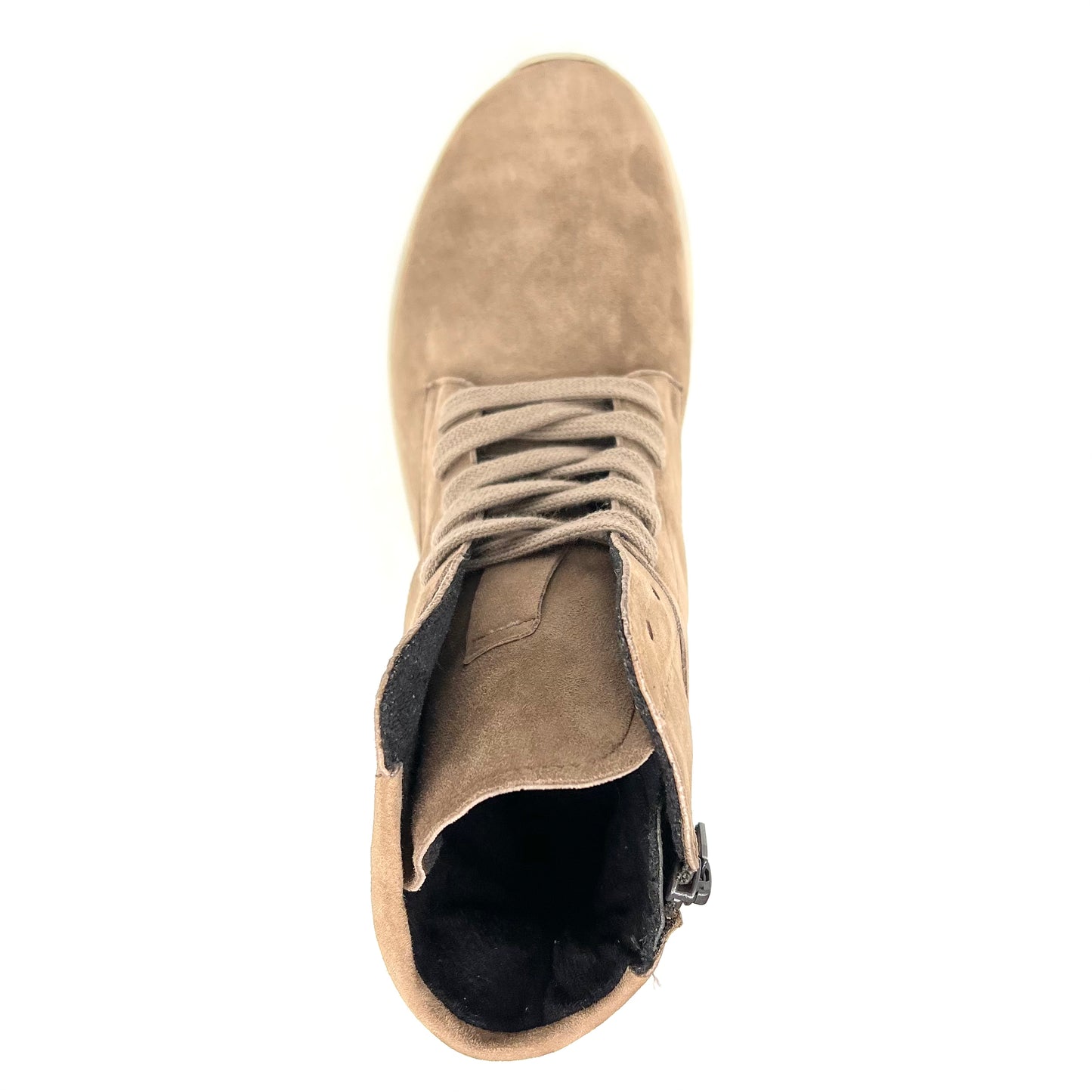 Damen Komfort Stiefel Schnürer Taupe von Semler 17606
