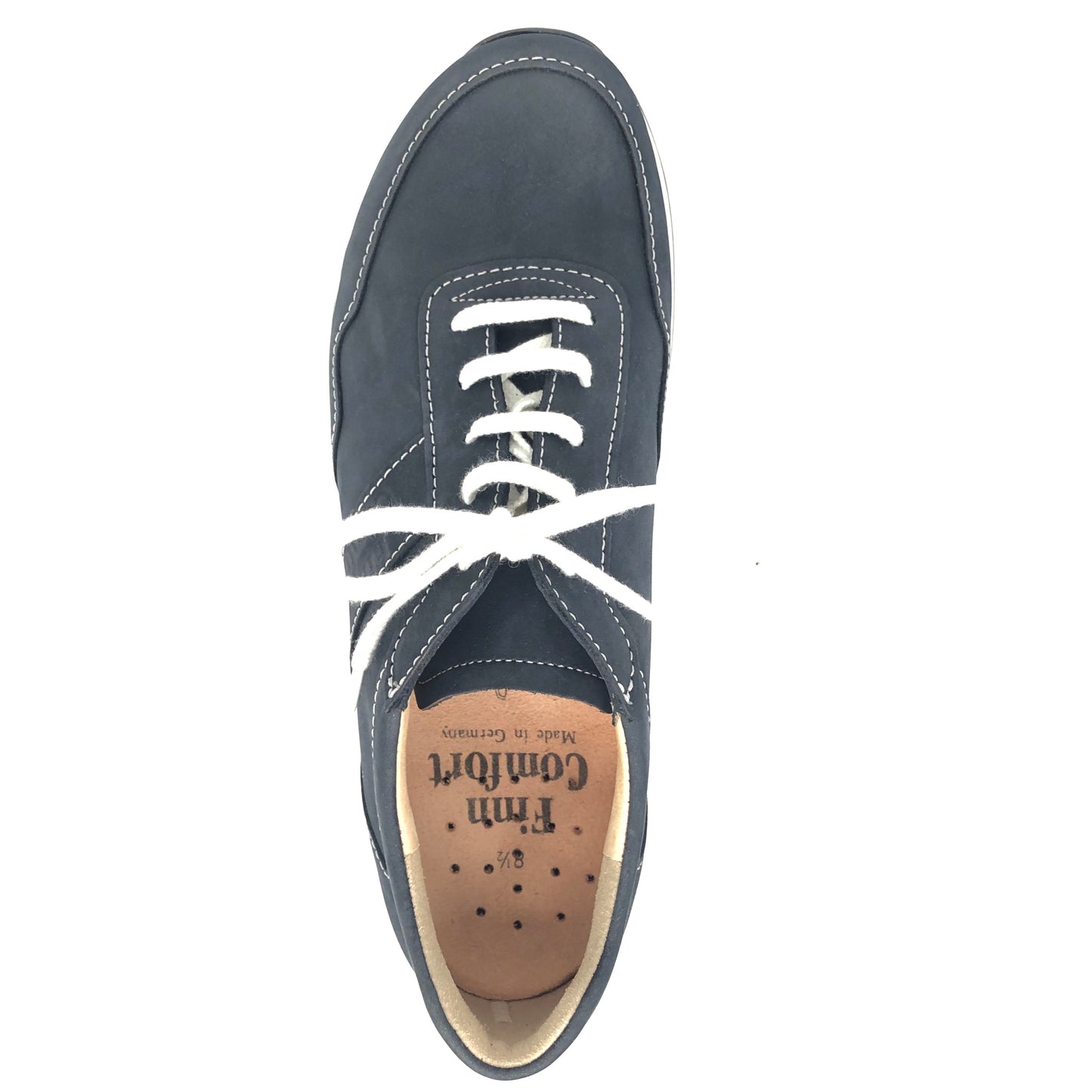 Herren Schnürer Halbschuh Marine Finn Comfort 16180
