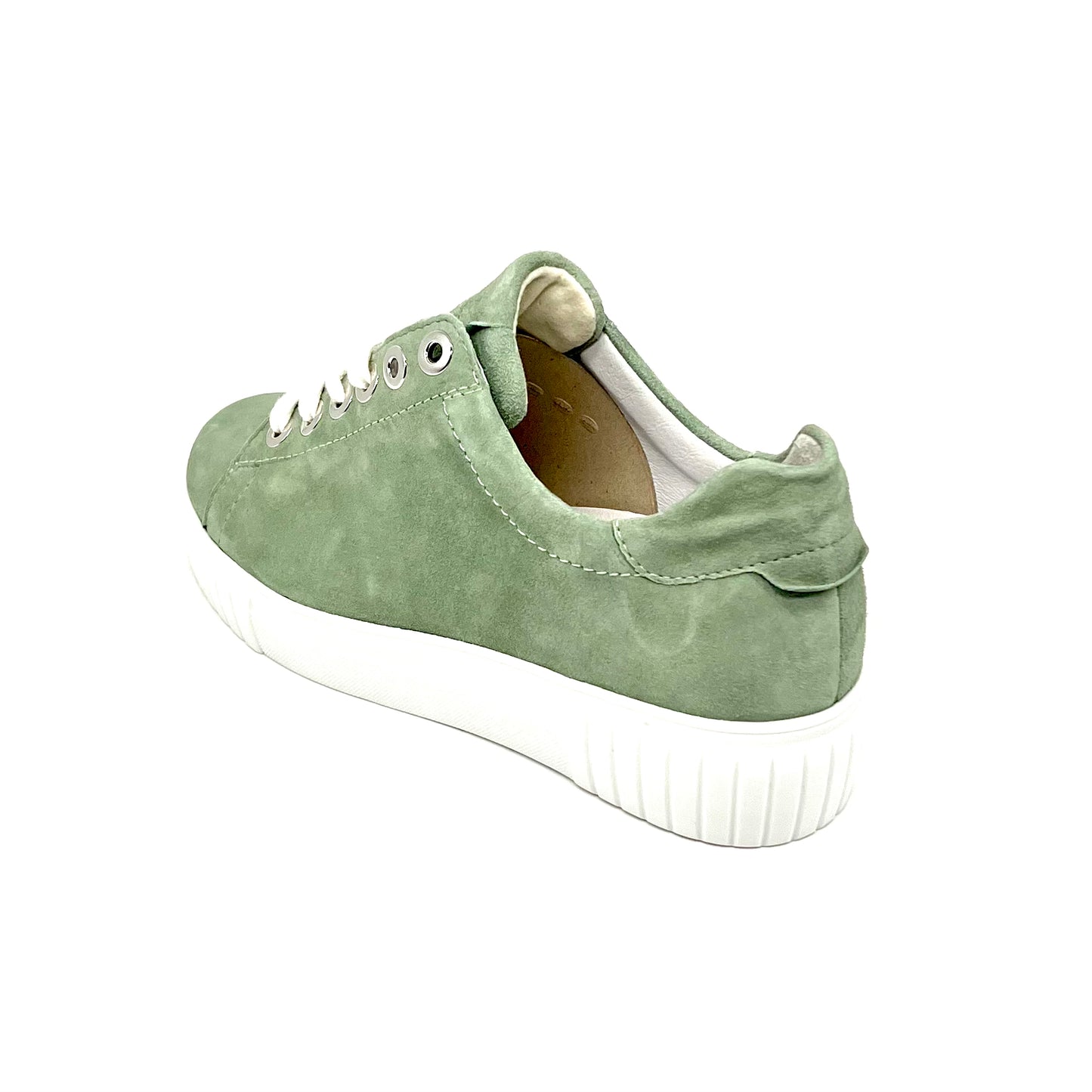 Damen Schnürer Halbschuh Sneakers Grün von Semler 17689