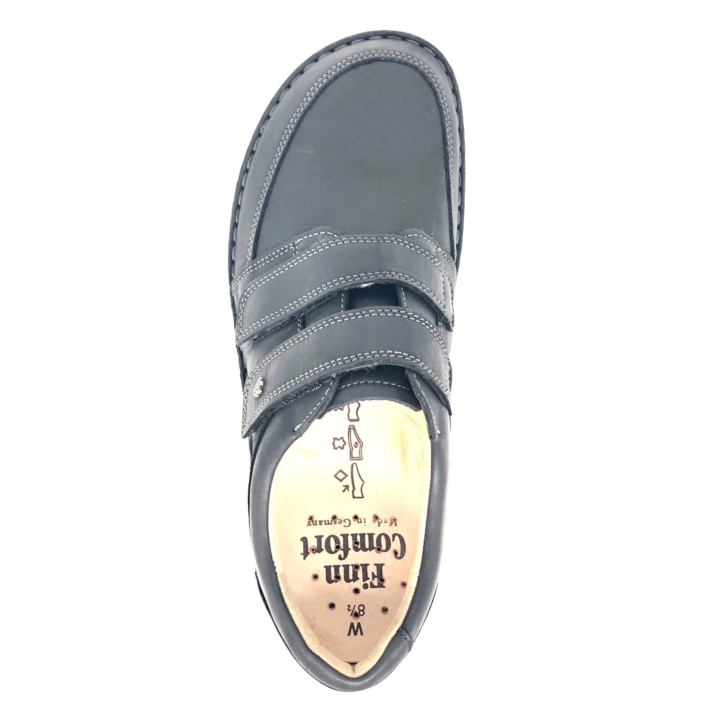 Herren Klett Halbschuh Schwarz Finn Comfort 17061