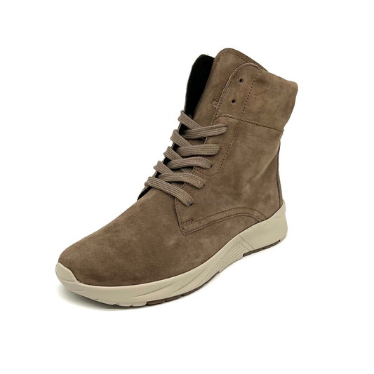 Damen Komfort Stiefel Schnürer Taupe von Semler 17606