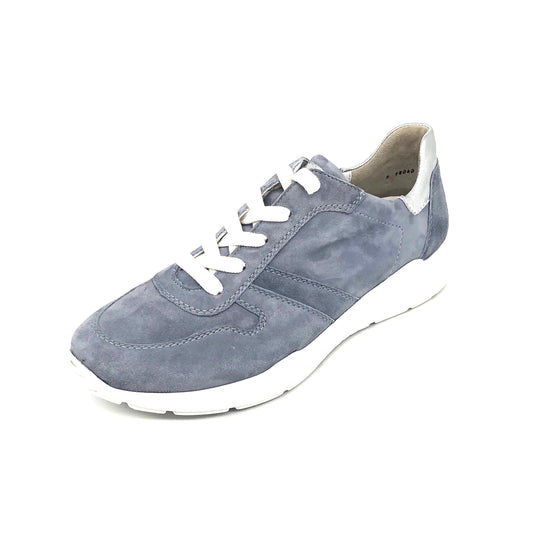 Damen Komfortschnürer Sky Silber von Semler 16961