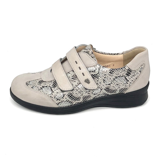 Damen Klett Halbschuh Grau Kombi Finn Comfort 17220