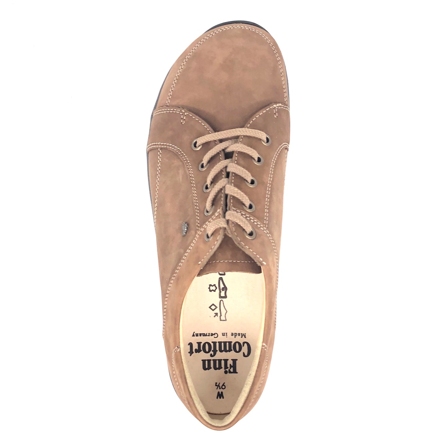 Herren Schnürer Halbschuh Braun Finn Comfort 16977