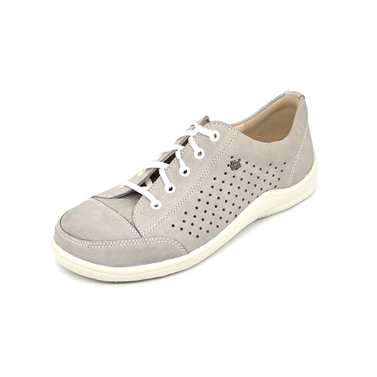 Damen Schnürer Halbschuh Grau Finn Comfort 16125