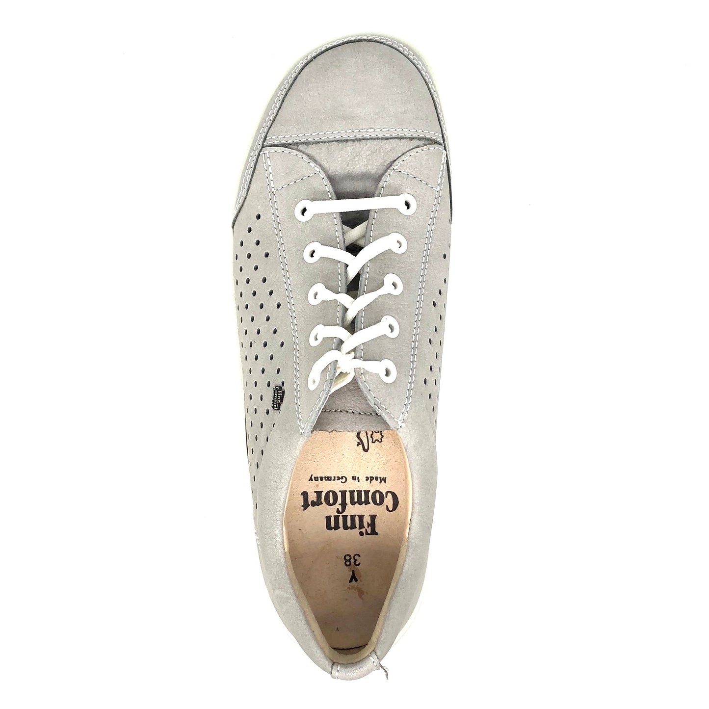 Damen Schnürer Halbschuh Grau Finn Comfort 16125