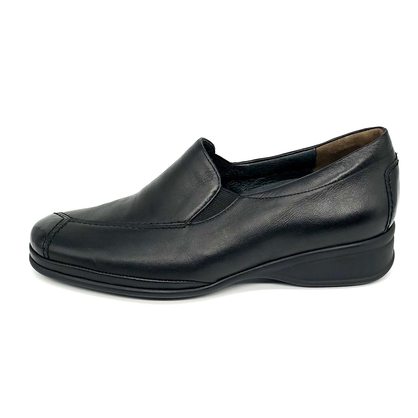 Damen Komfort Slipper Schwarz von Semler 10568