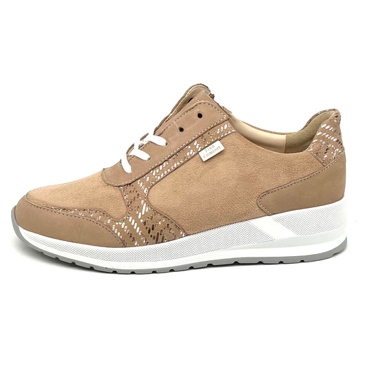 Damen Komfort Schnürer Sneakers Beige von Finn Comfort 17497