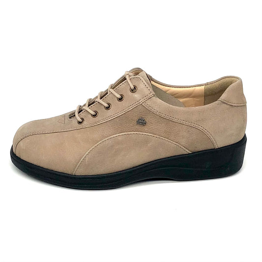 Damen Schnürer Halbschuh Taupe Finn Comfort 10773