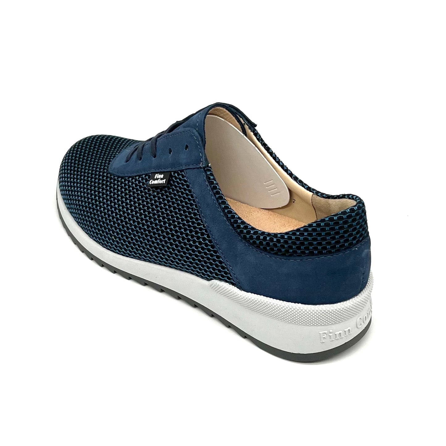 Damen Komfort Schnürer Sneakers Blau von Finn Comfort 17498