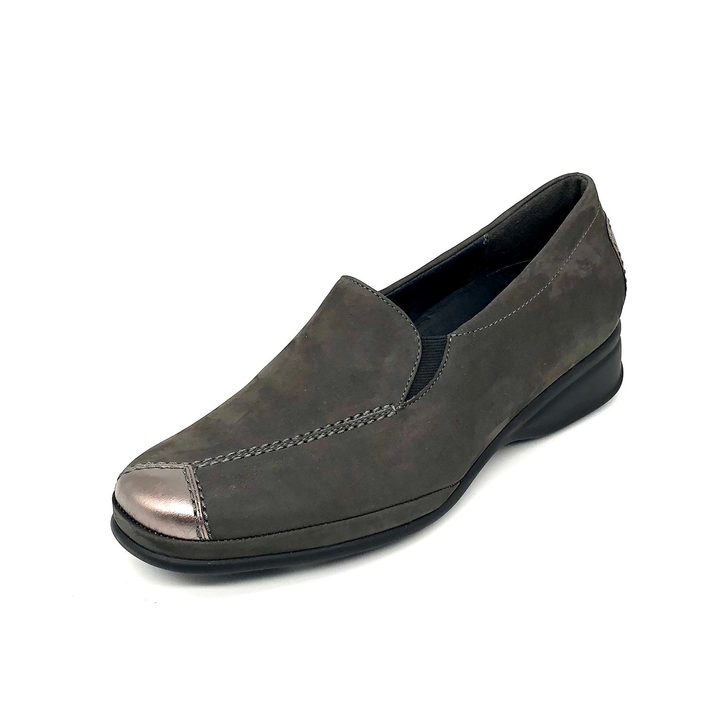 Damen Komfort Slipper Braun von Semler 11233