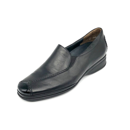 Damen Komfort Slipper Schwarz von Semler 10568